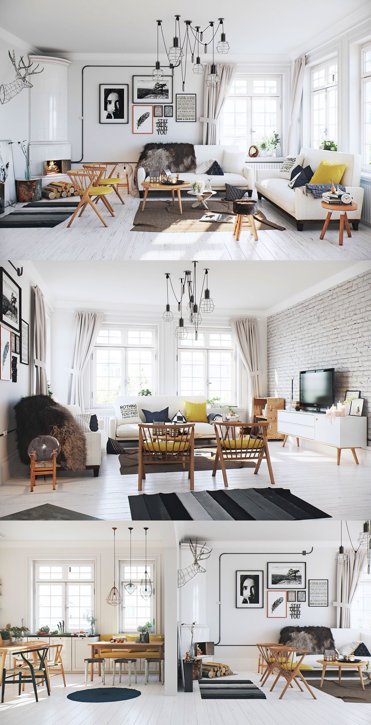 luxury scandinavian living room