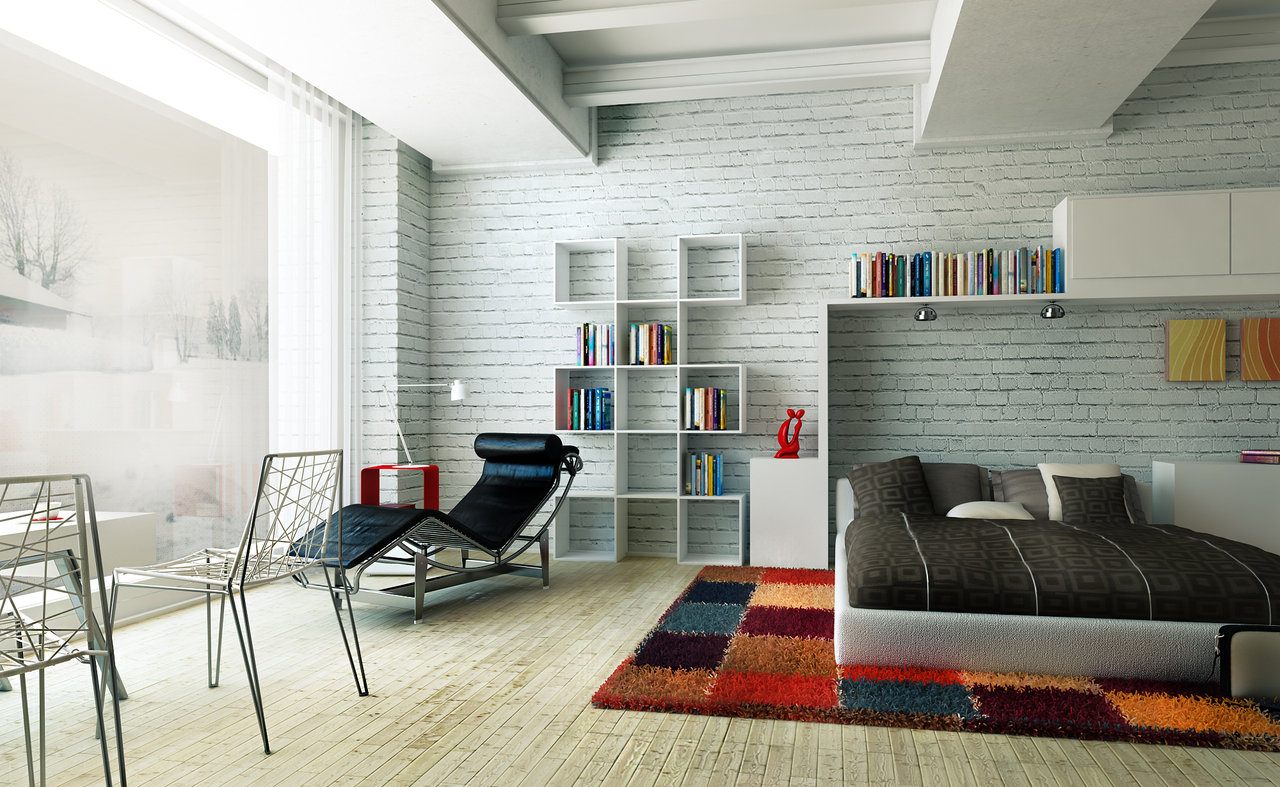 white minimalist bedroom decor