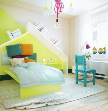 colorful kids room decor