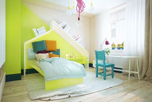 colorful kids room decor