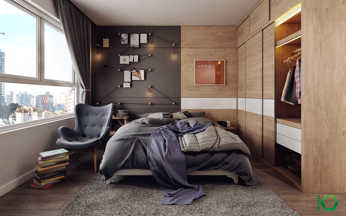 scandinavian bedroom design