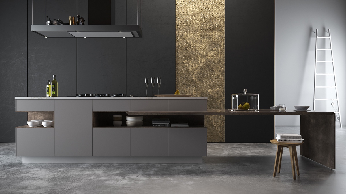 Types of Luxury Dark Kitchen Designs Completed With Modern and Stylish