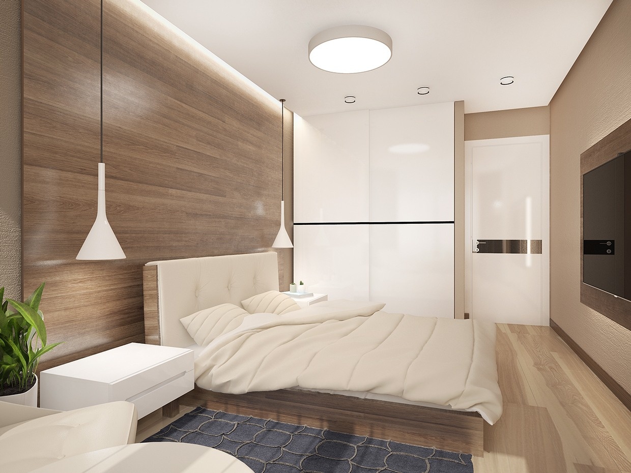 soft color bedroom design