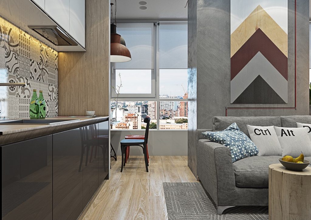 View of 20 Modern Apartment Décor Ideas to Suit Any Size Space - MyDomaine