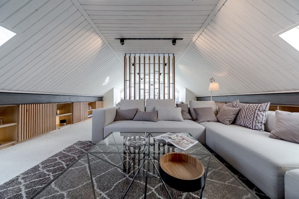 Contemporary living room decoration design
