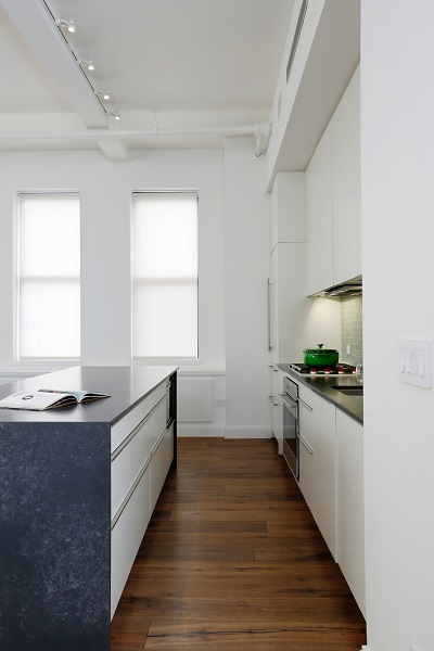 Contemporary spacious kitchen design