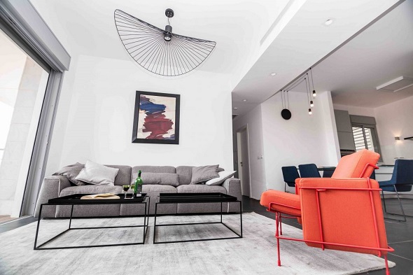 Minimalist living room interior design