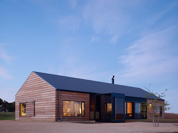 Modern wooden exterior home design
