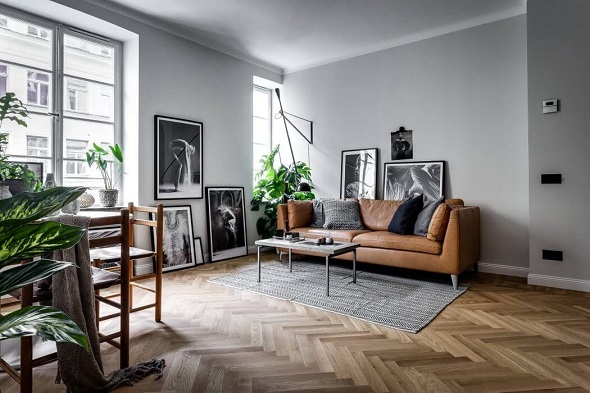 Scandinavian small apartment design