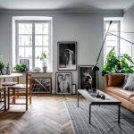 Scandinavian small apartment interior