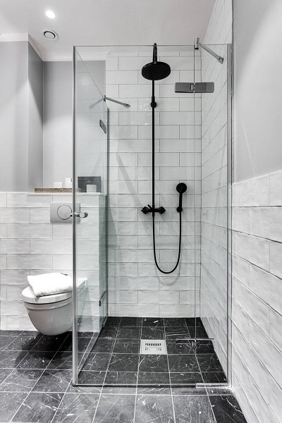 Scandinavian small bathroom design