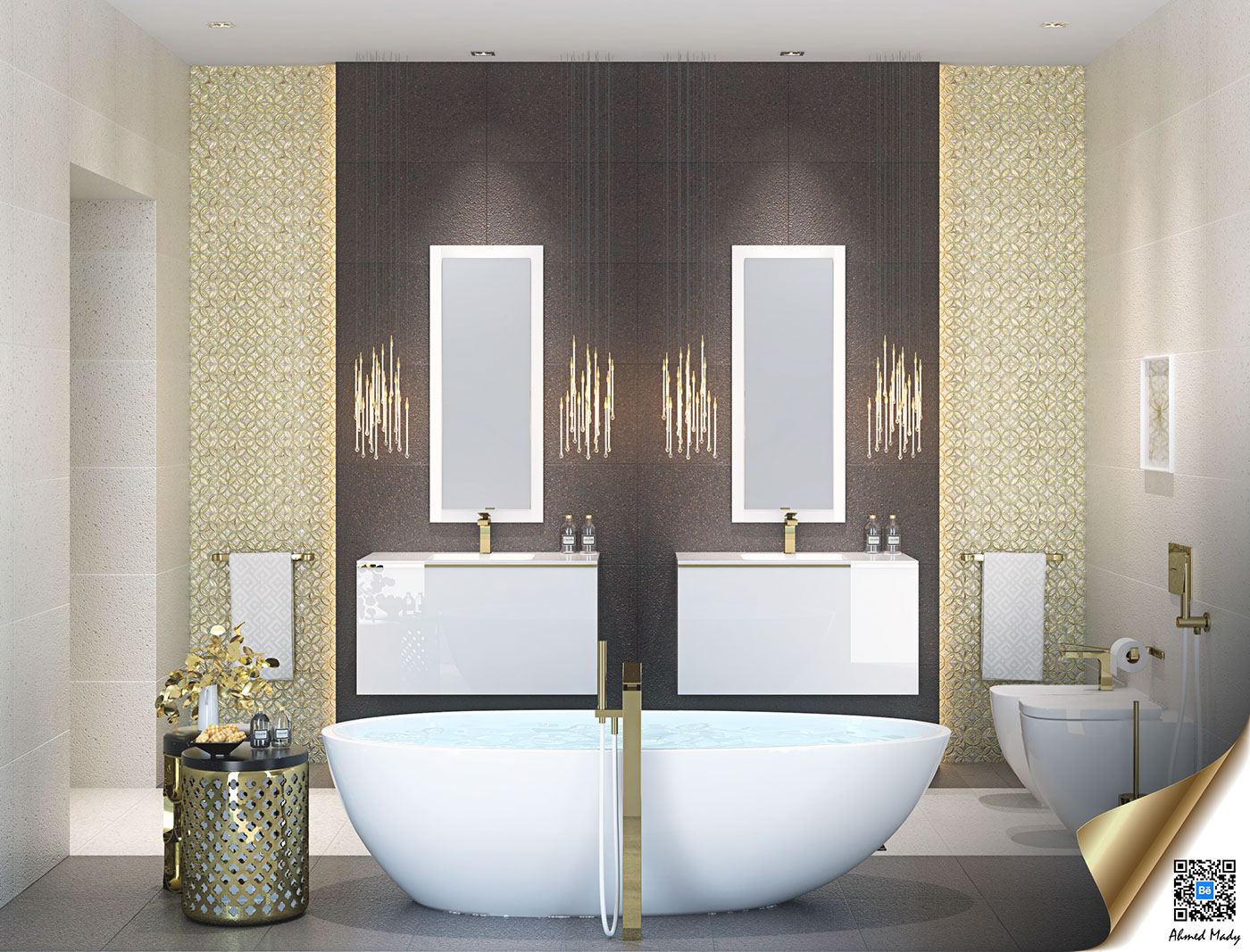 Brilliant Tips How To Arrange Bathroom Design Ideas With Luxury and