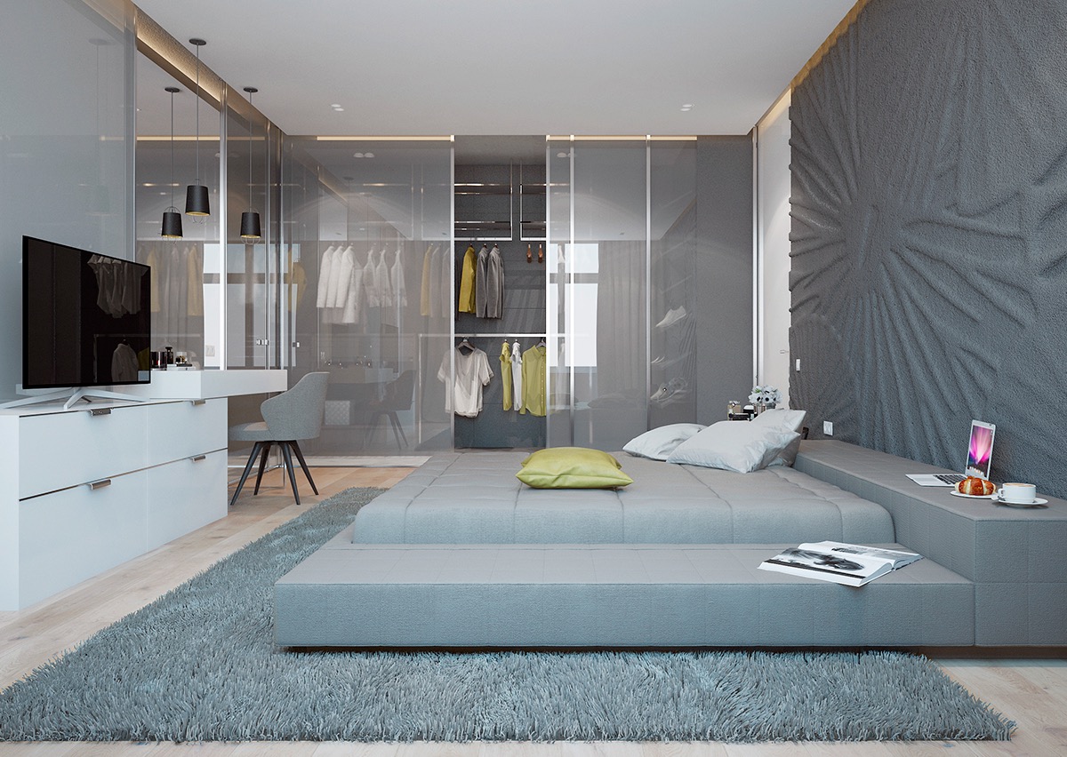 luxury gray bedroom design