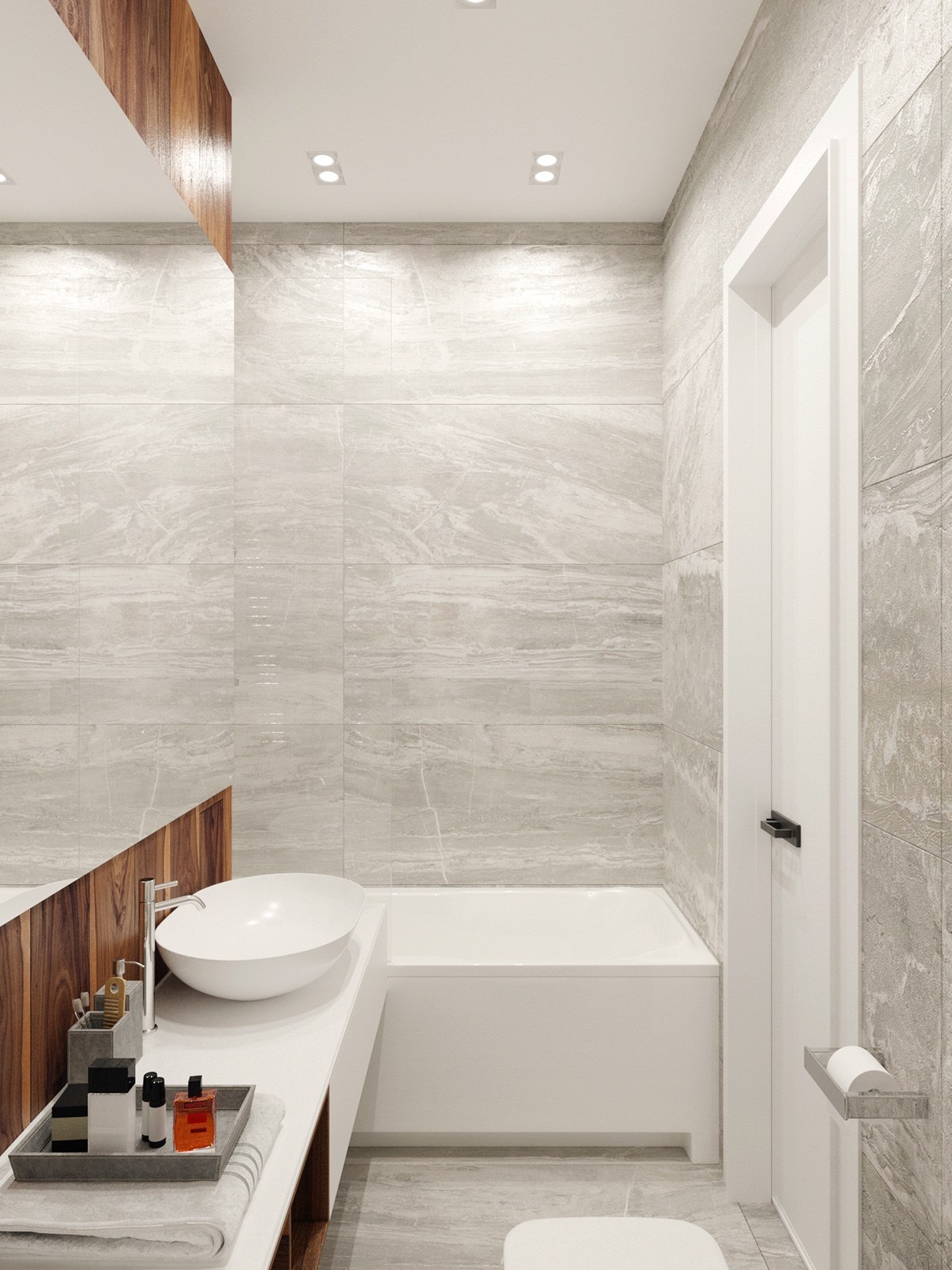 white modern bathroom