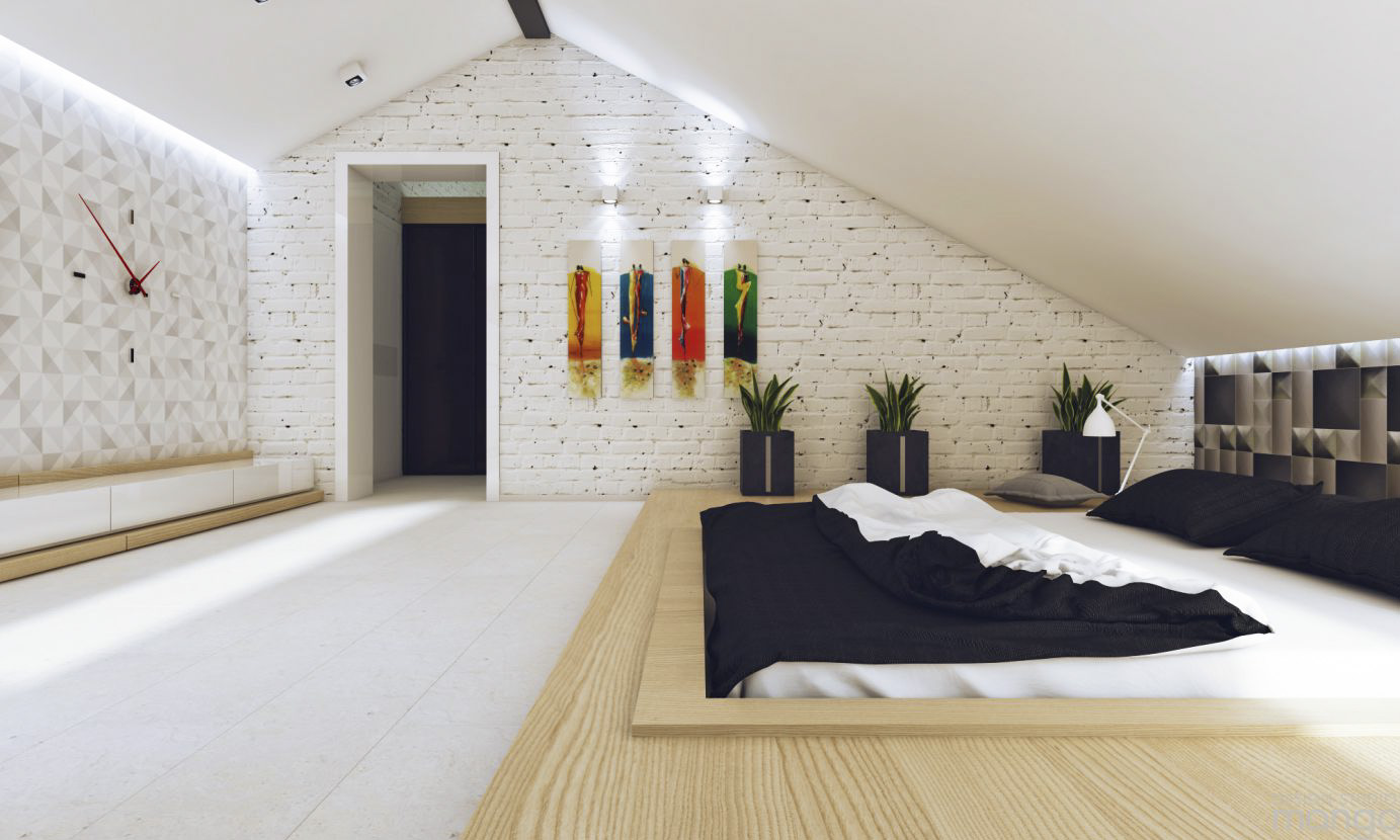 wooden bedroom design