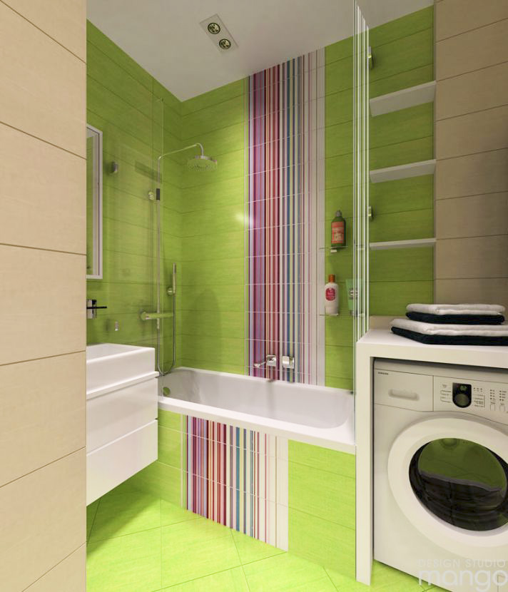 green bathroom design