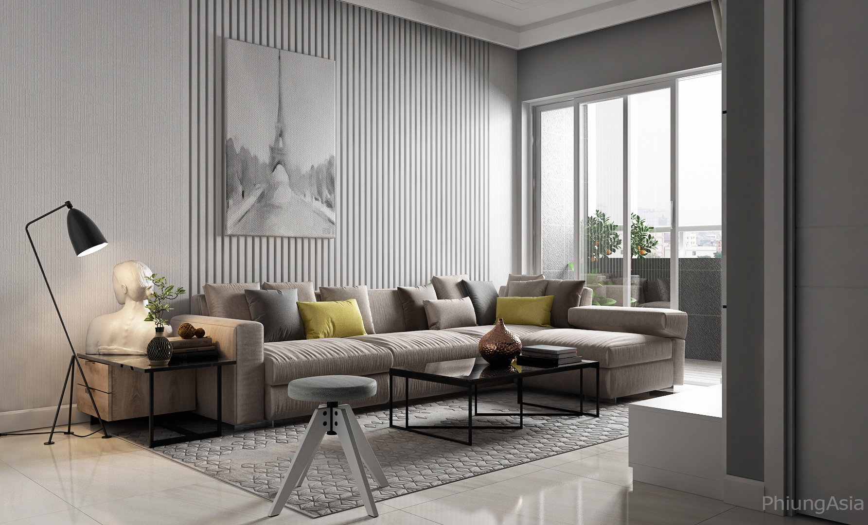 Types of Spacious Modern Living Room Designs Which Arranged With Luxury ...