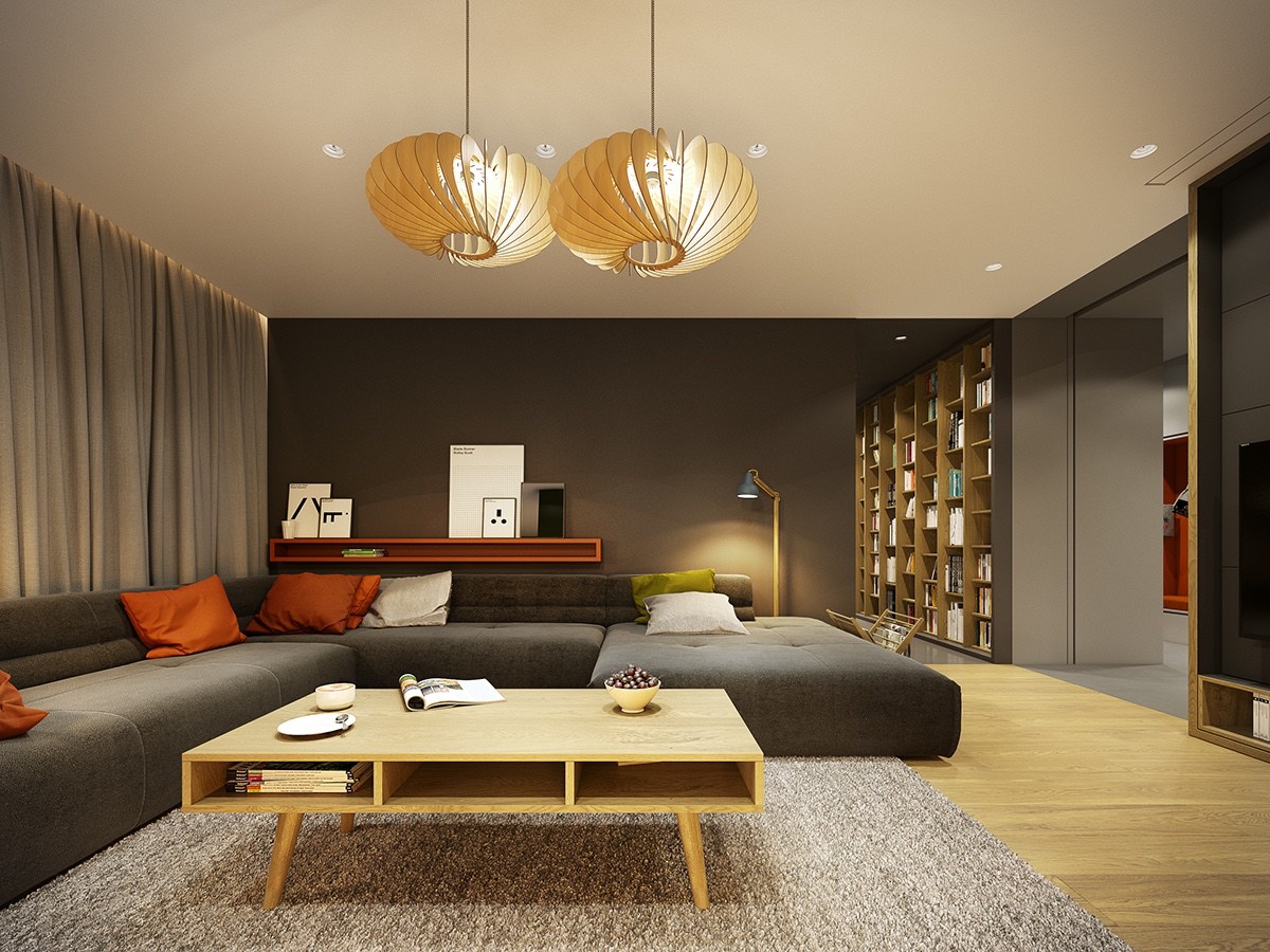 contemporary living room