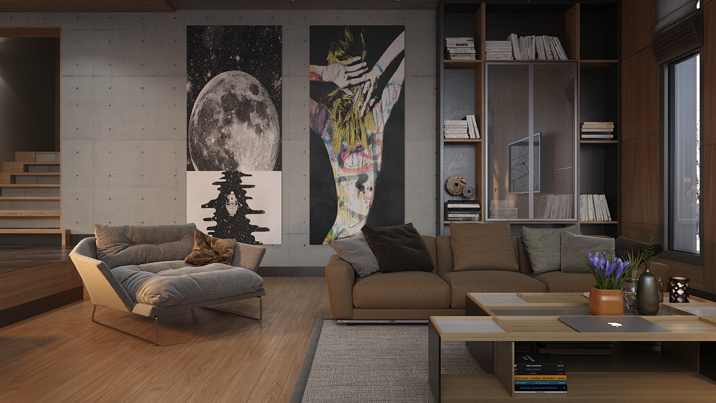 artistic living room design