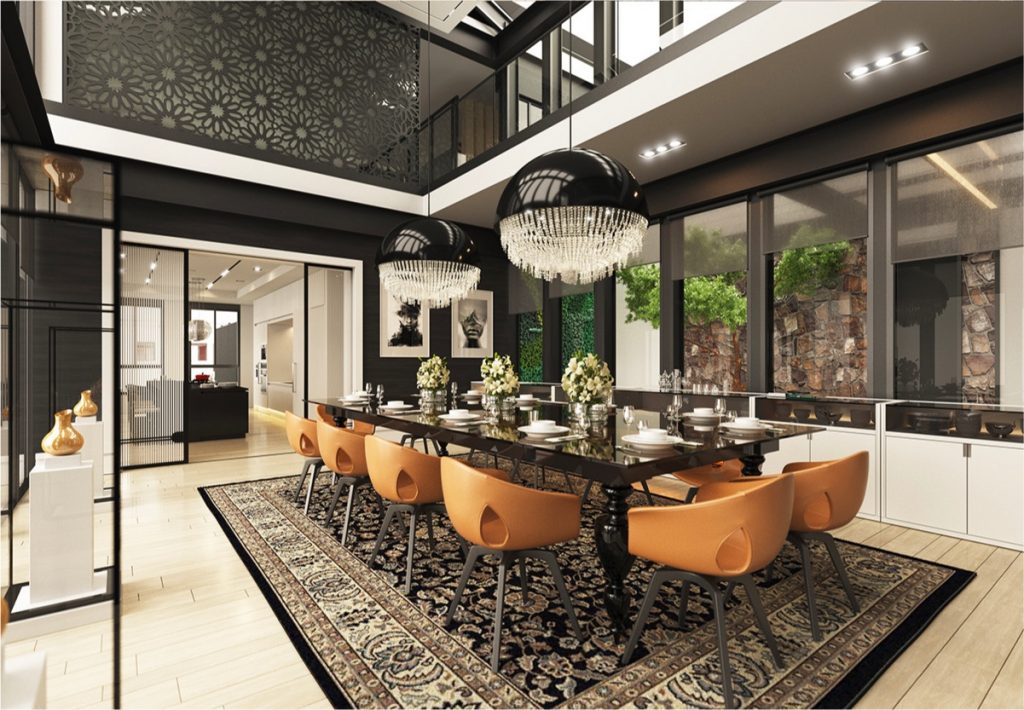 modern dining room design