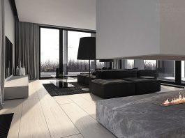 minimalist gray home design