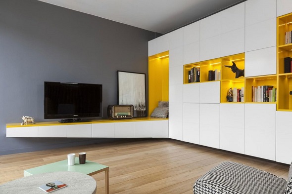 Minimalist small apartment design ideas