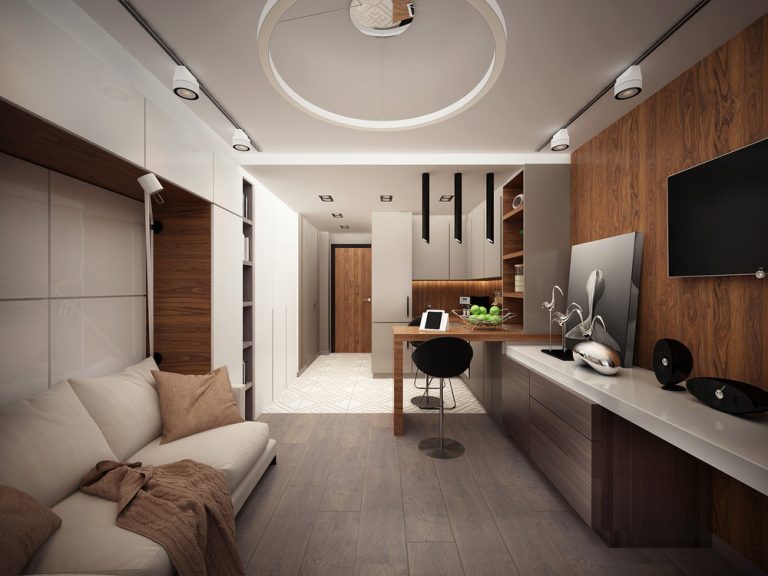 3 Stylish and Organize Awesome Studio Apartment Designs Which Very ...