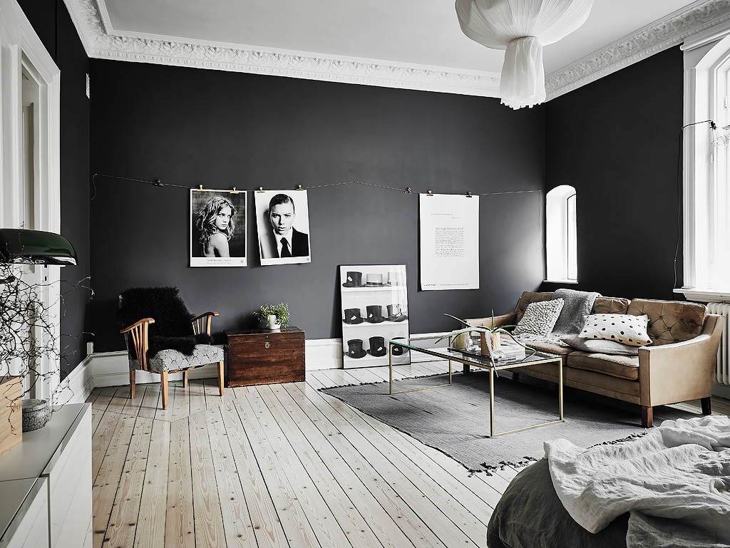 black and white scandinavian home design