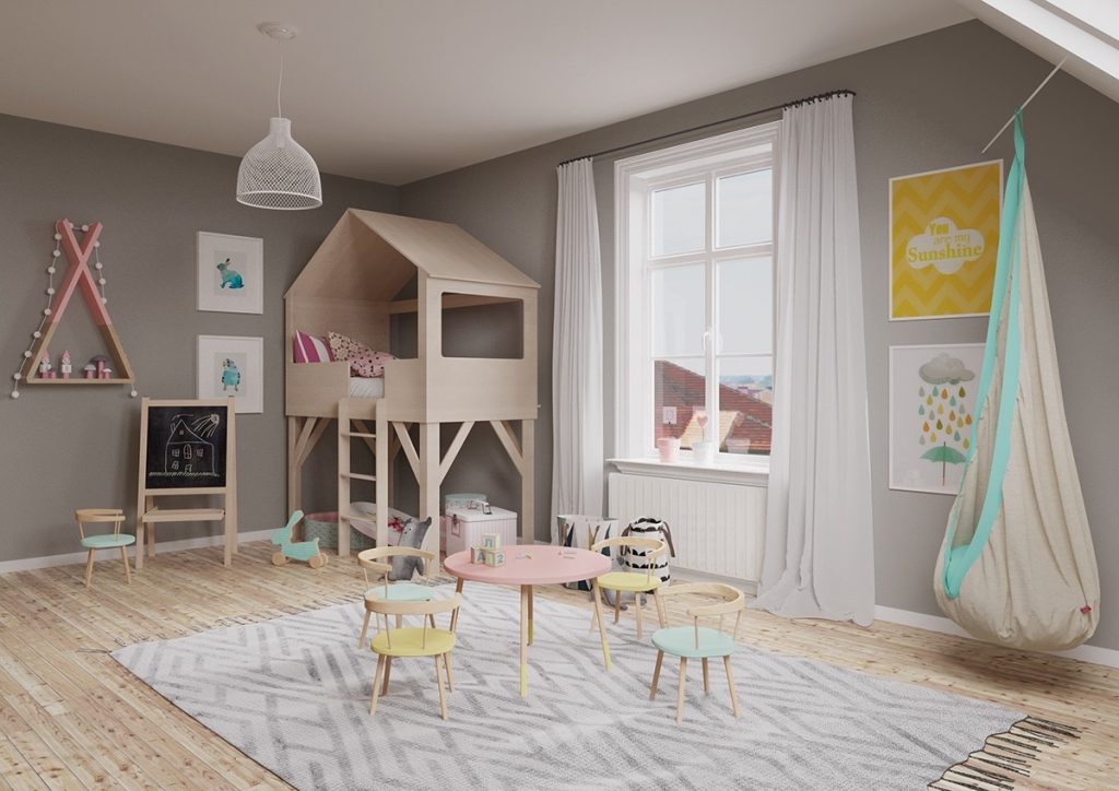 modern kids room design