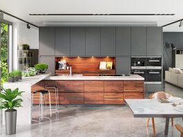 contemporary kitchen set design