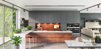 contemporary kitchen set design
