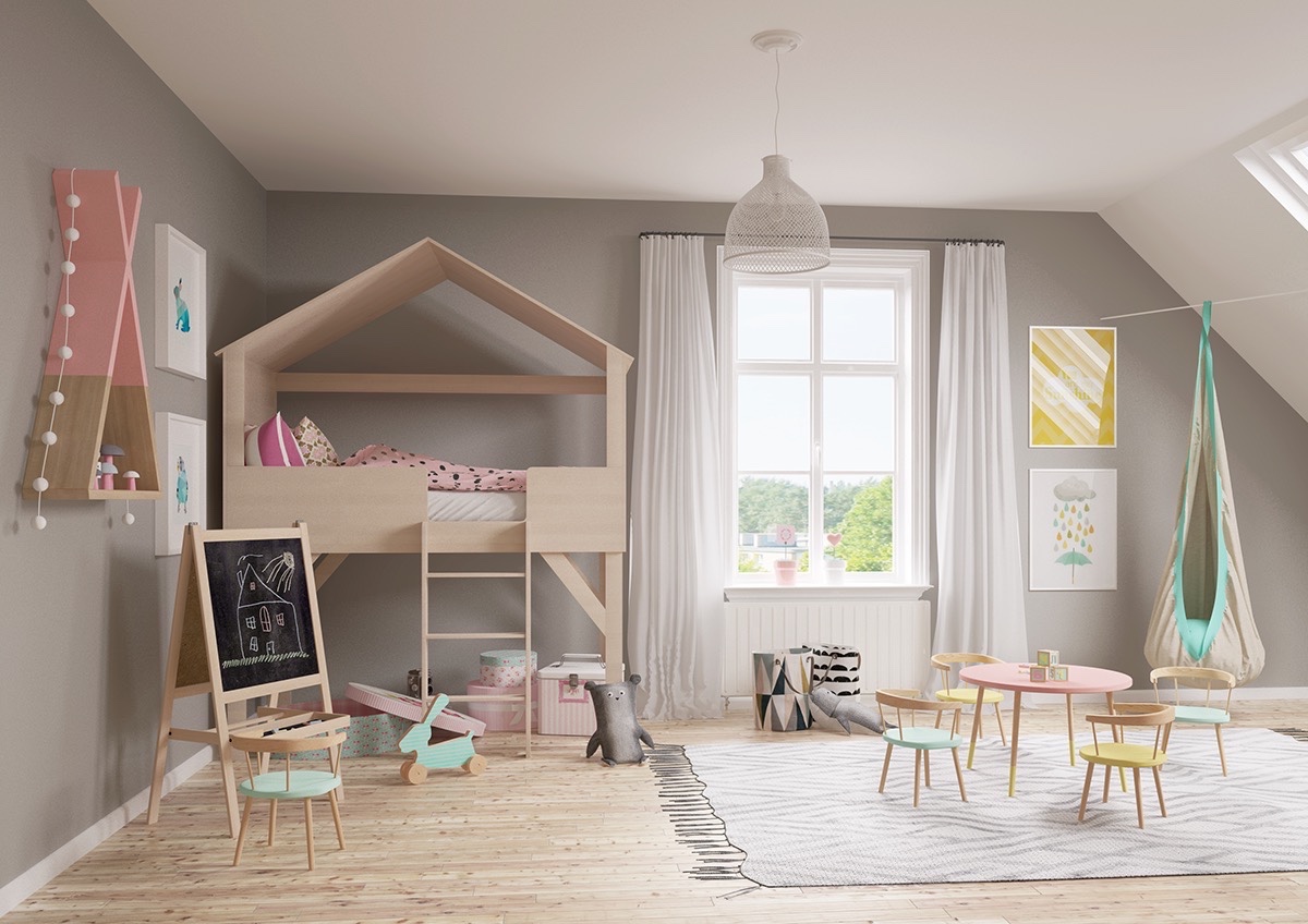 playful kids room design