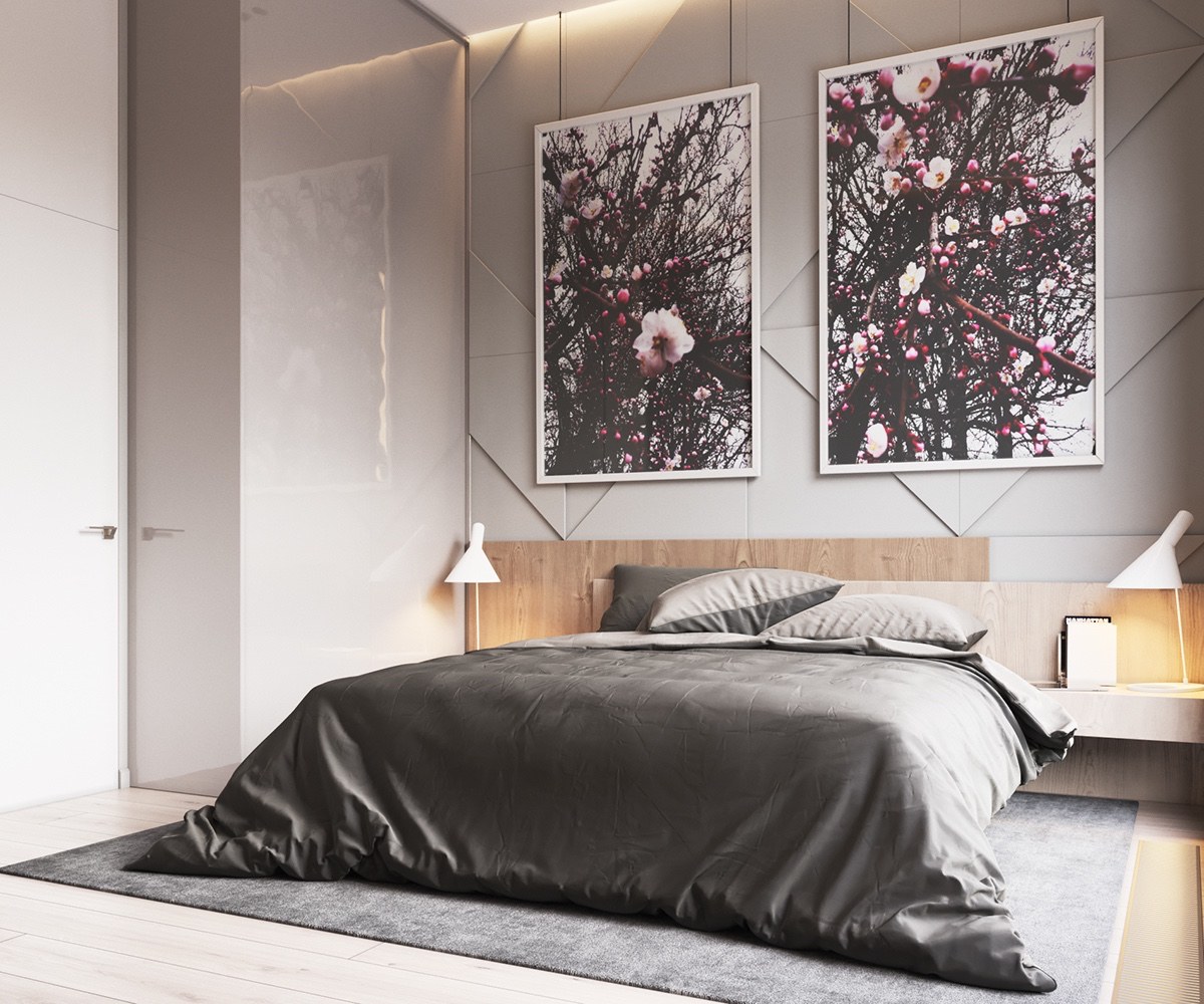 minimalist scandinavian bedroom design
