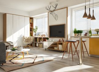 Scandinavian home interior design
