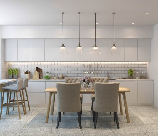 white minimalist apartment