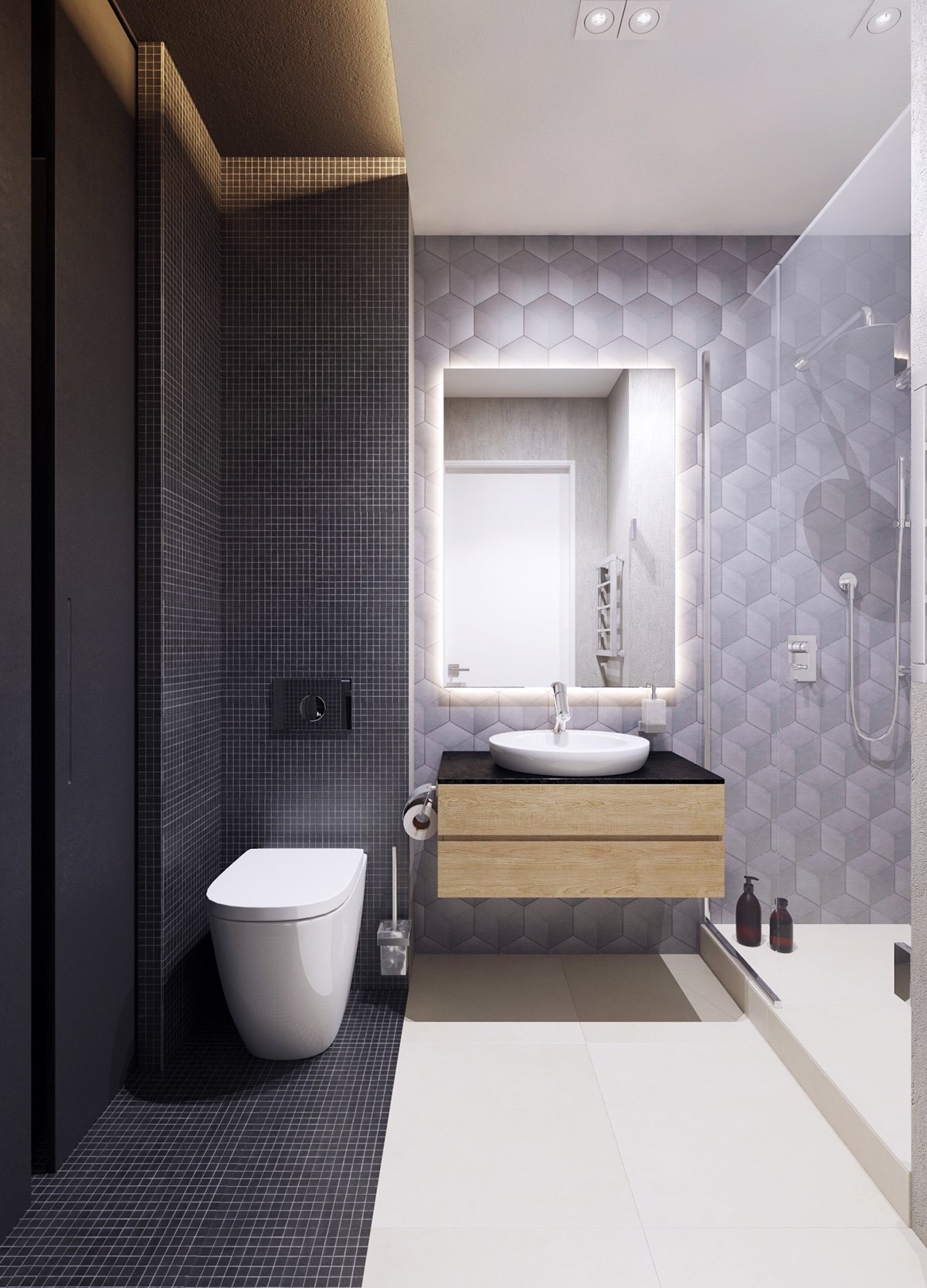 small modern bathroom decor