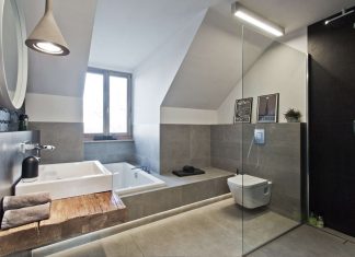 trendy bathroom design