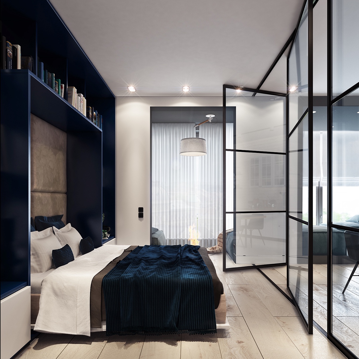 Beautiful studio apartment designs combined with modern and chic decor