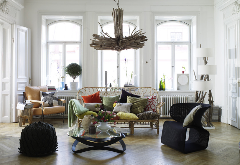 Swedish living room design