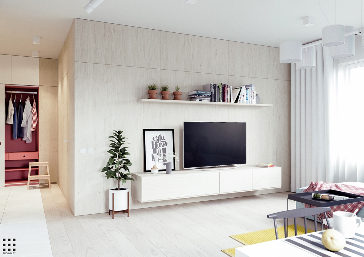 simple and modern living room