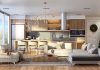 open plan interior designs