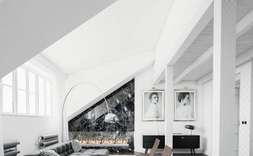 black and white living room designs