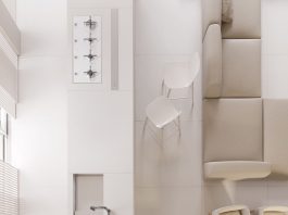 white luxury house design