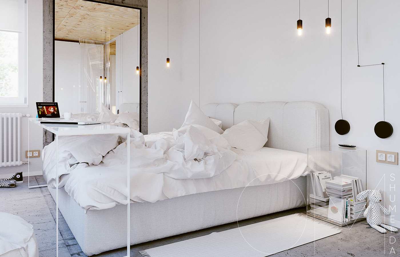 white-bedroom design 