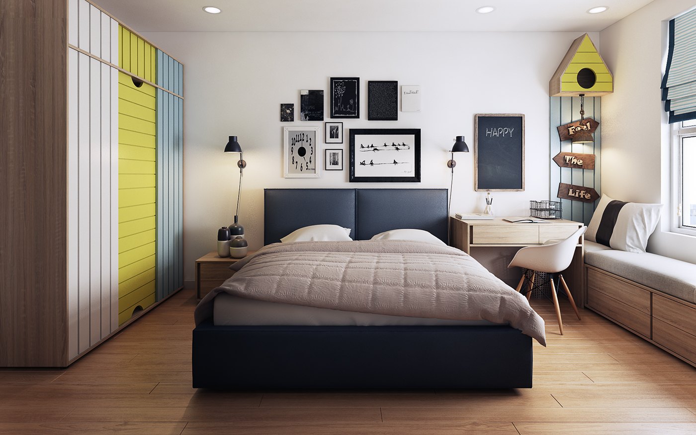 Types Of Trendy Bedrooms With A Fashionable Concept Decor