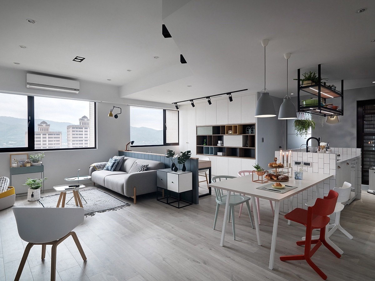Scandinavian Style Apartment Design Combined With Chic And Stylish