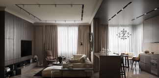 luxurious apartment studio apartment