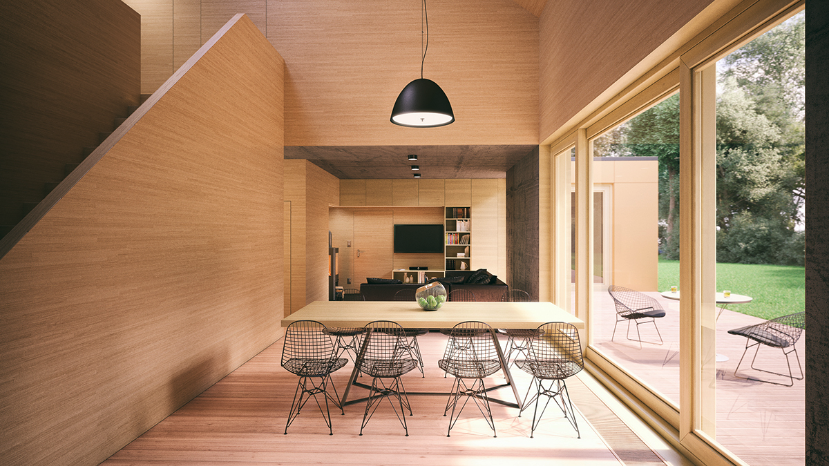 all-wooden-dining-room-mesh-chairs