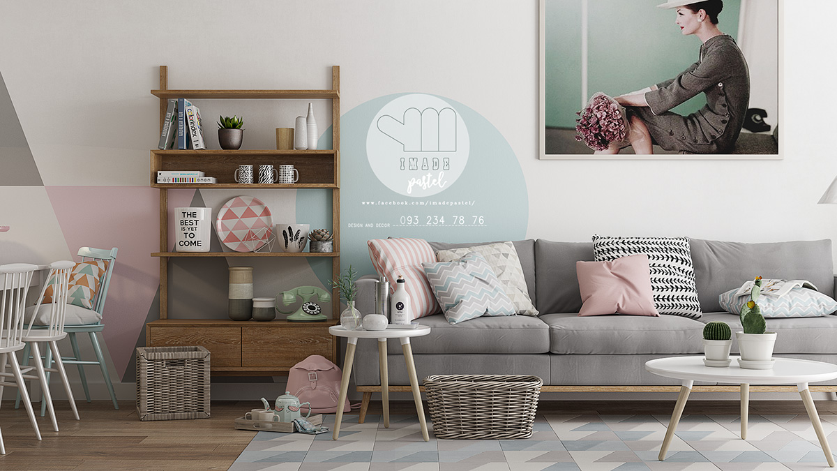 Scandinavian Interior Designs With Pastel and Lightly 