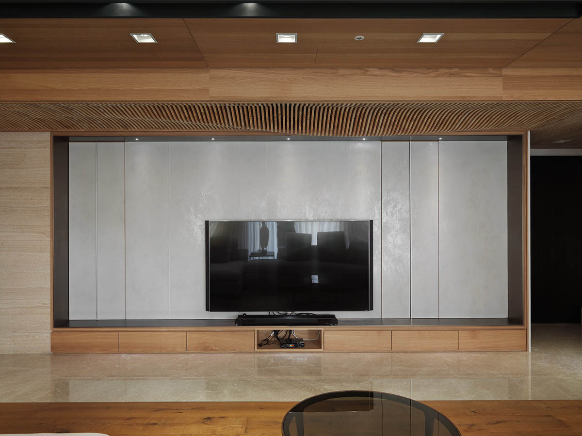 wood-ceiling with wooden material